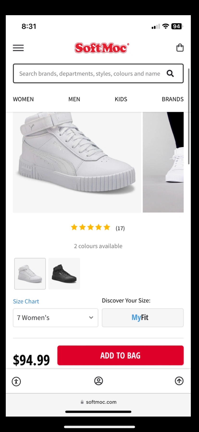 Puma White High Top Sneakers - photo 4