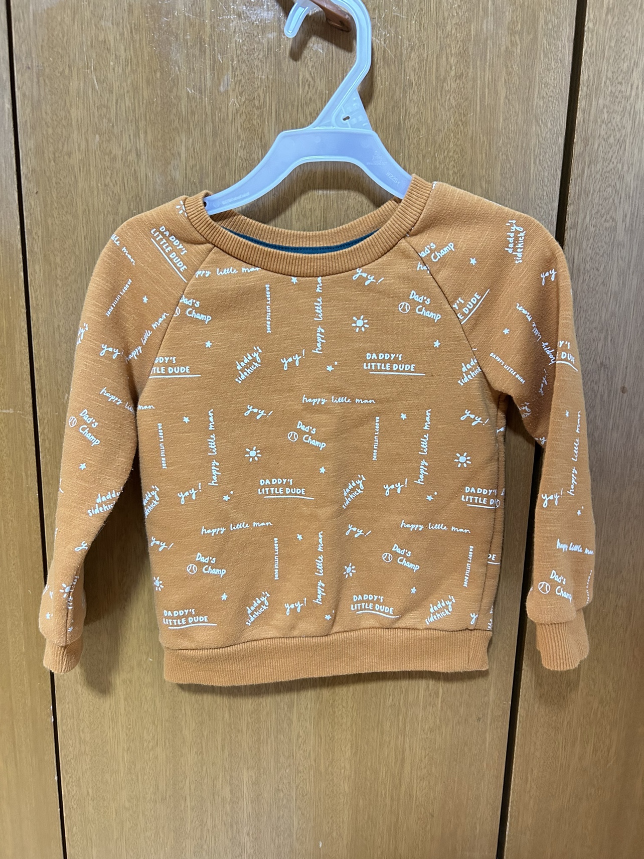 Orange Long-Sleeved Shirt