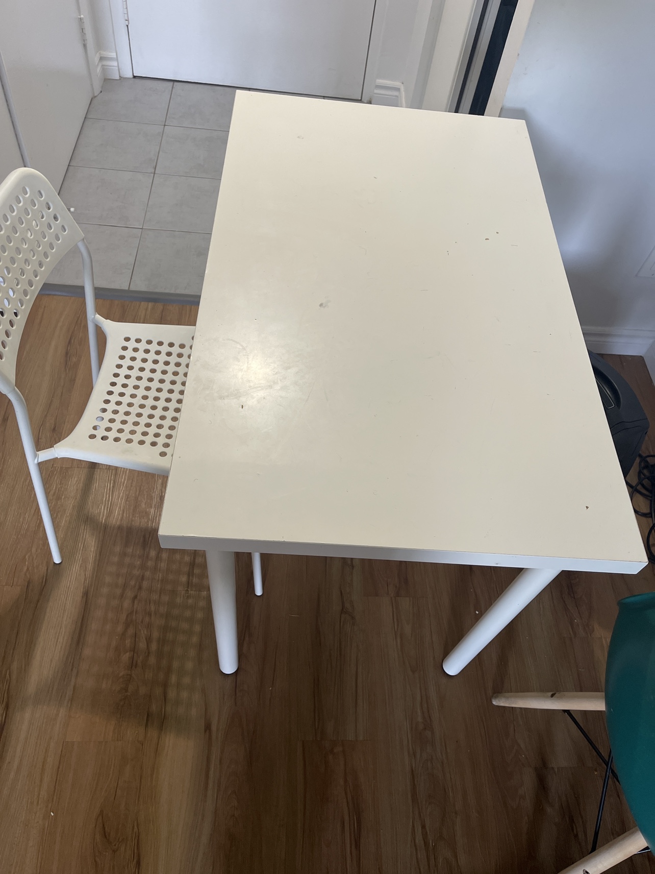 White Table