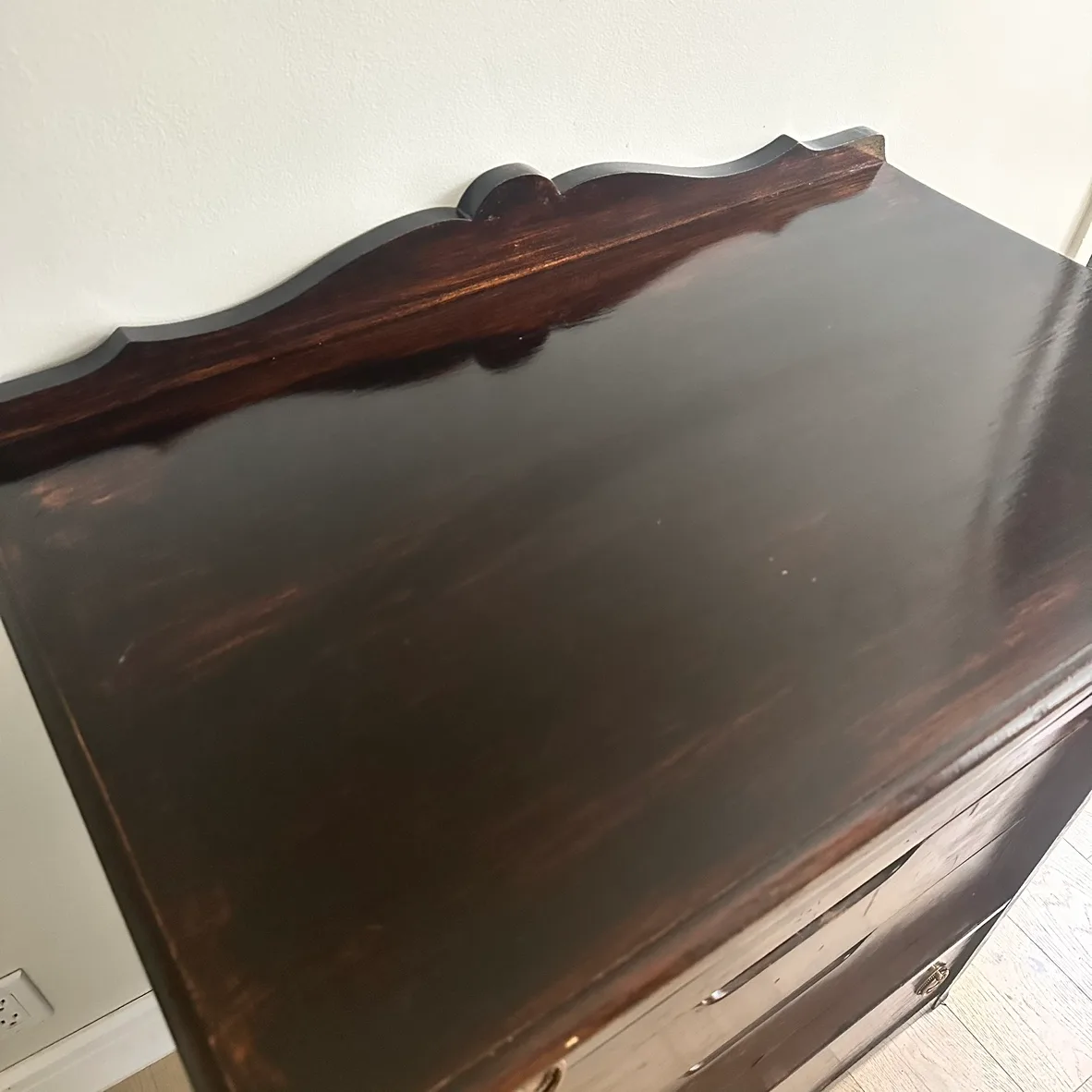 Authentic Antique solid wood Meaford Armoire - dresser image indicator(5)