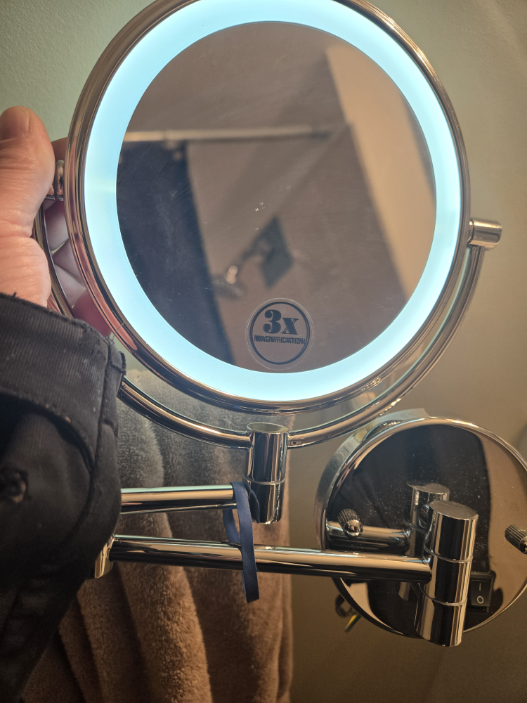 3X Magnification Makeup Mirror with L.E.D Light