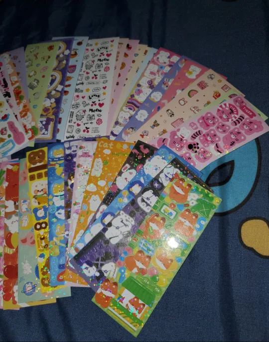 10 random sheets of Stickers image indicator(3)