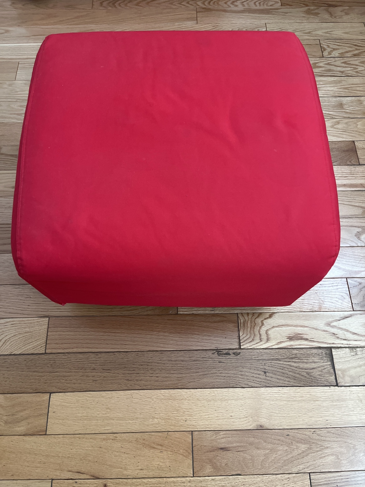 IKEA Red Ottoman #freecycle