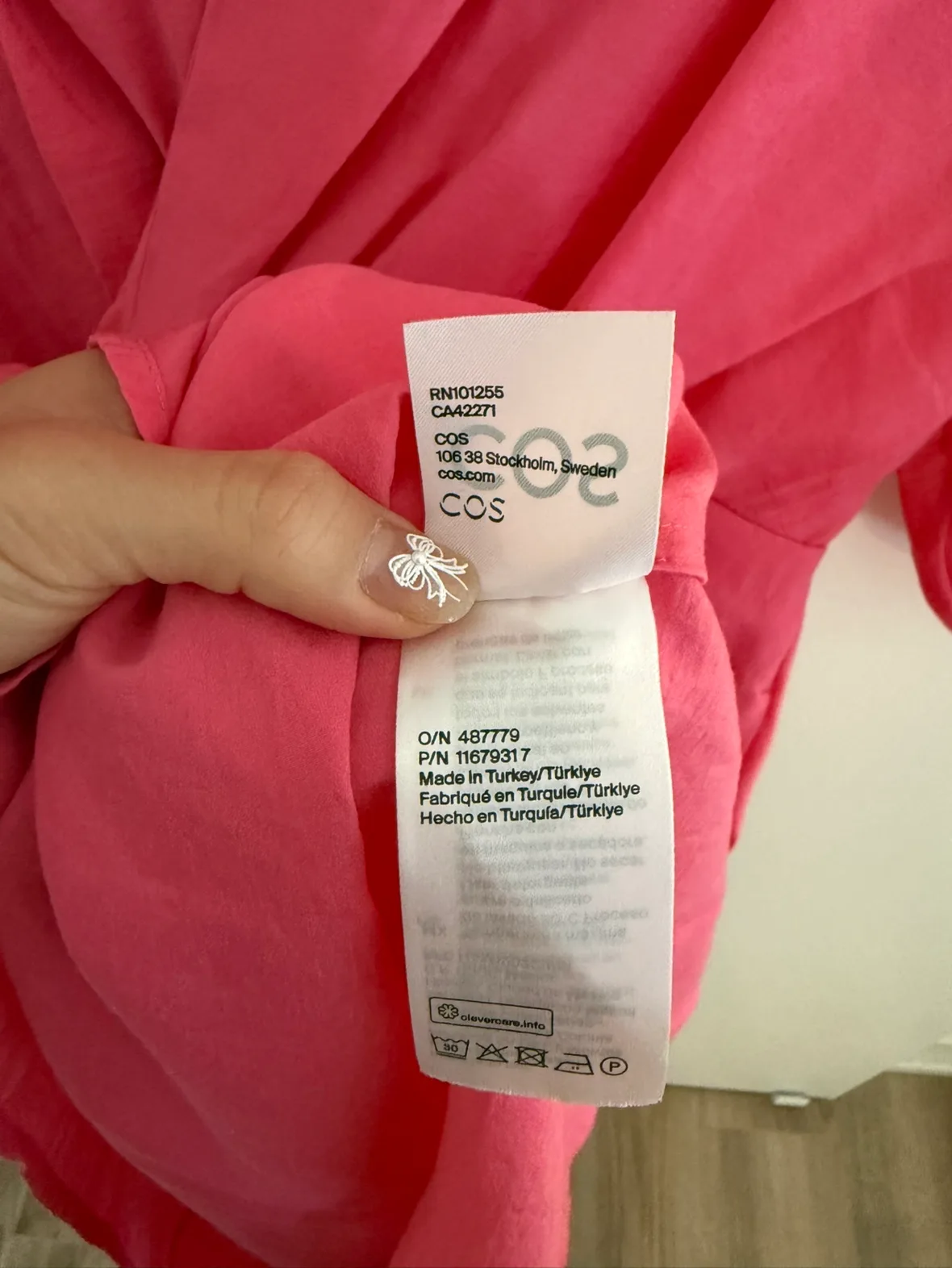 COS Pink Midi Dress image indicator(4)