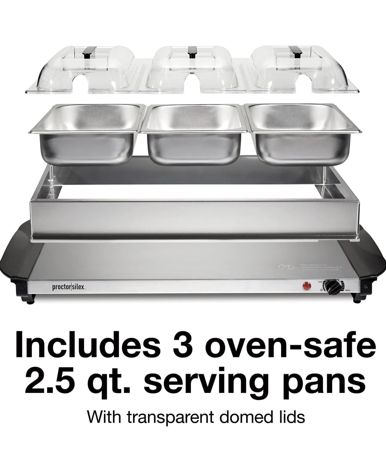 3 oven safe serving pans