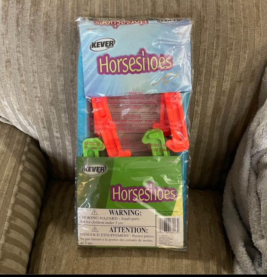 New Plastic Beach Horseshoes Game