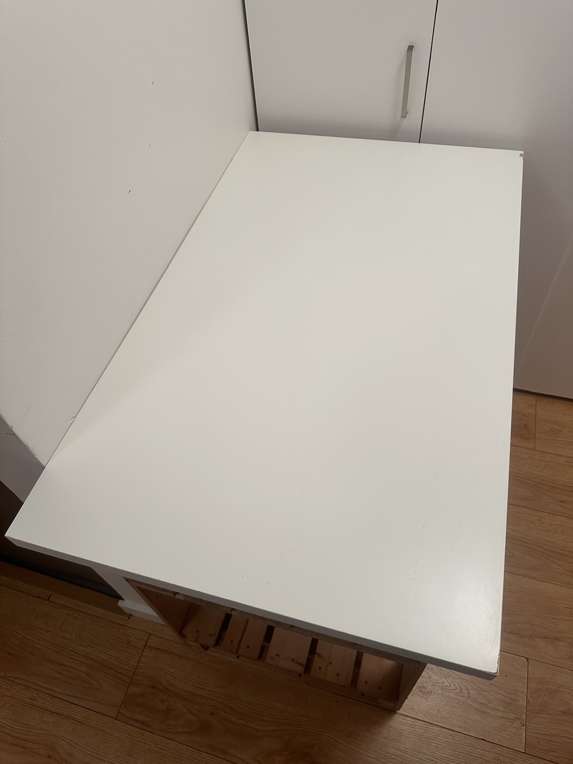 White Sturdy Workbench or Kitchen Island