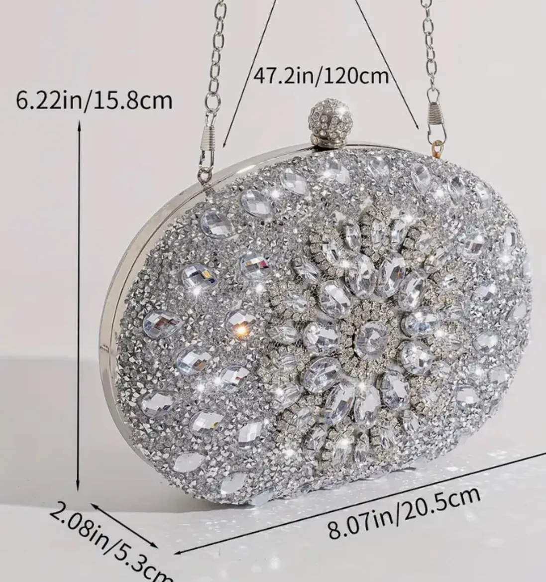 Rhinestone Clutch image indicator(5)