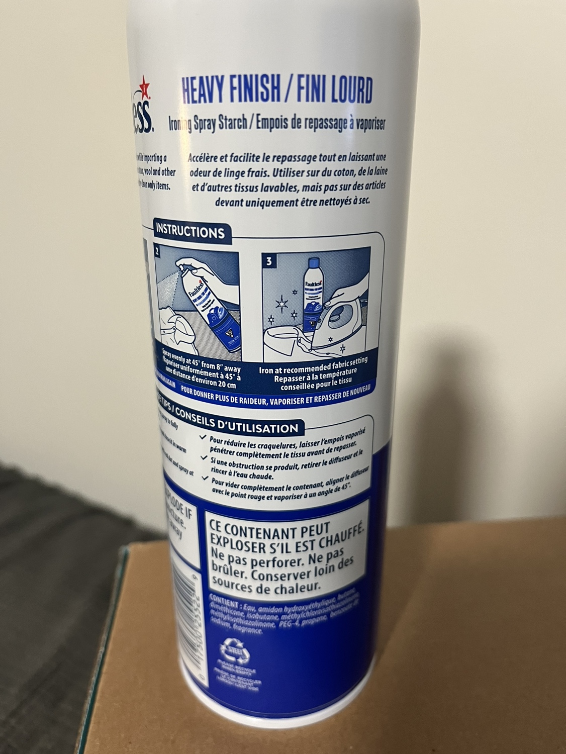 Faultless Ironing Spray Starch - photo 3
