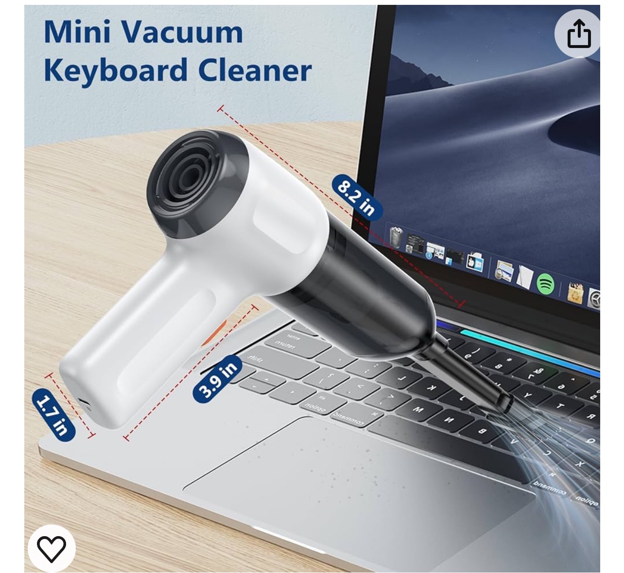Mini vacuum cleaner - photo 2