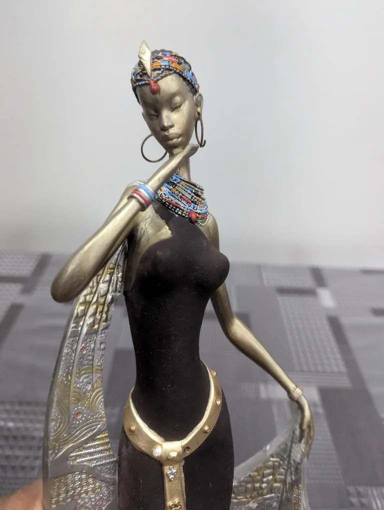 African Woman Figurine thumbnail