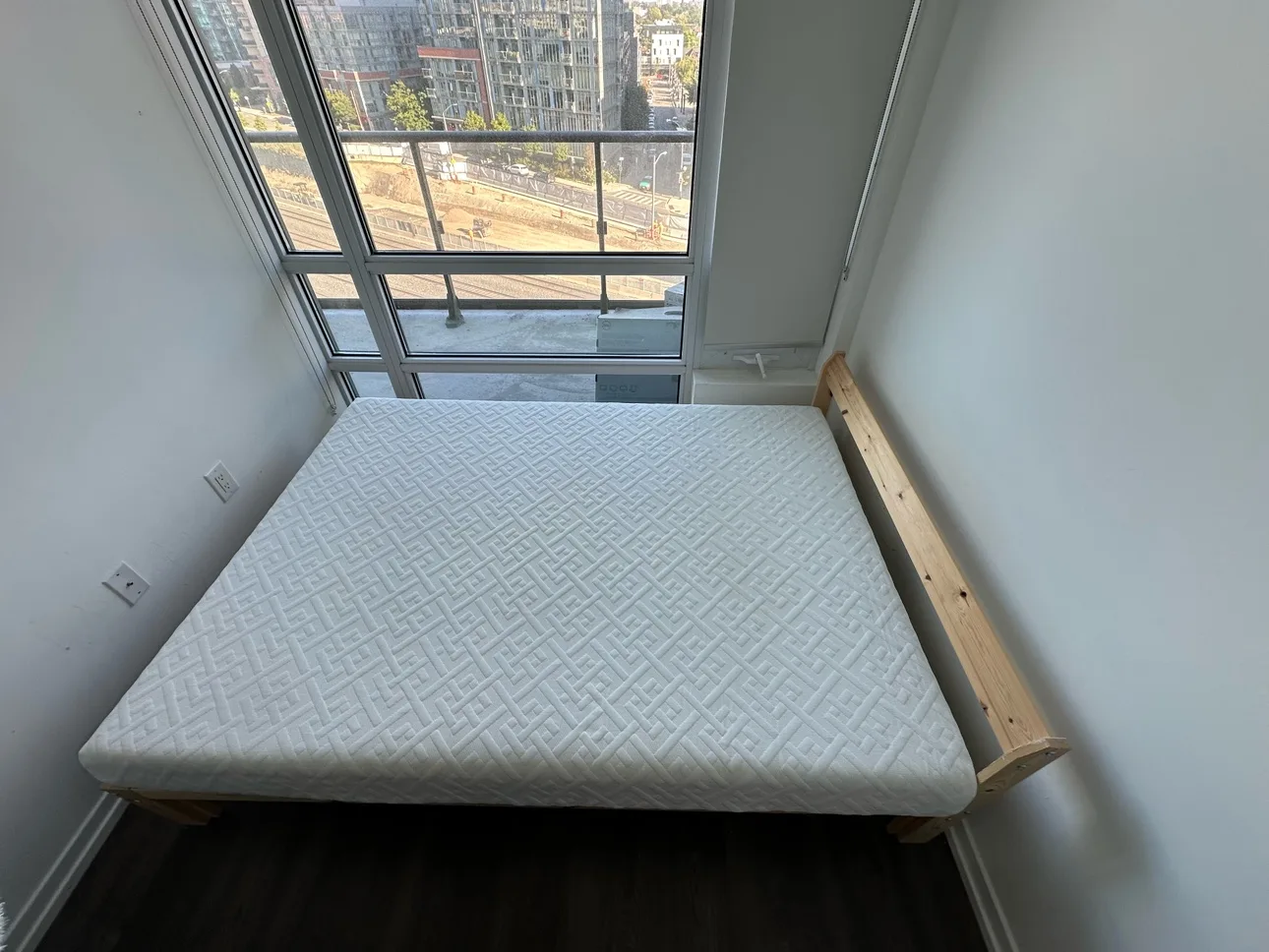 Full-Size Bed Frame + Mattress thumbnail