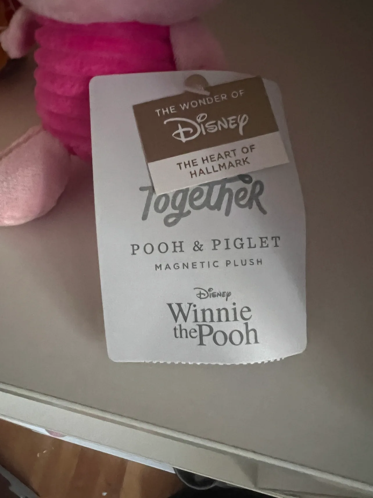Winnie the Pooh & Piglet Magnetic Plush image indicator(2)