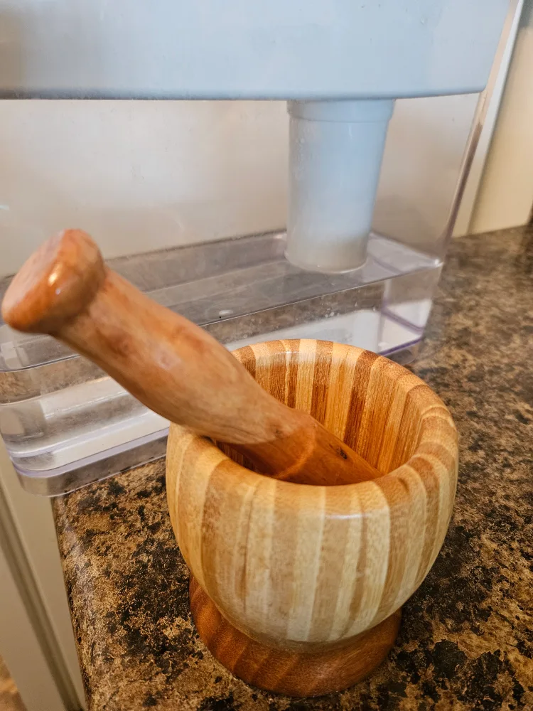 Wooden Mortar and Pestle thumbnail