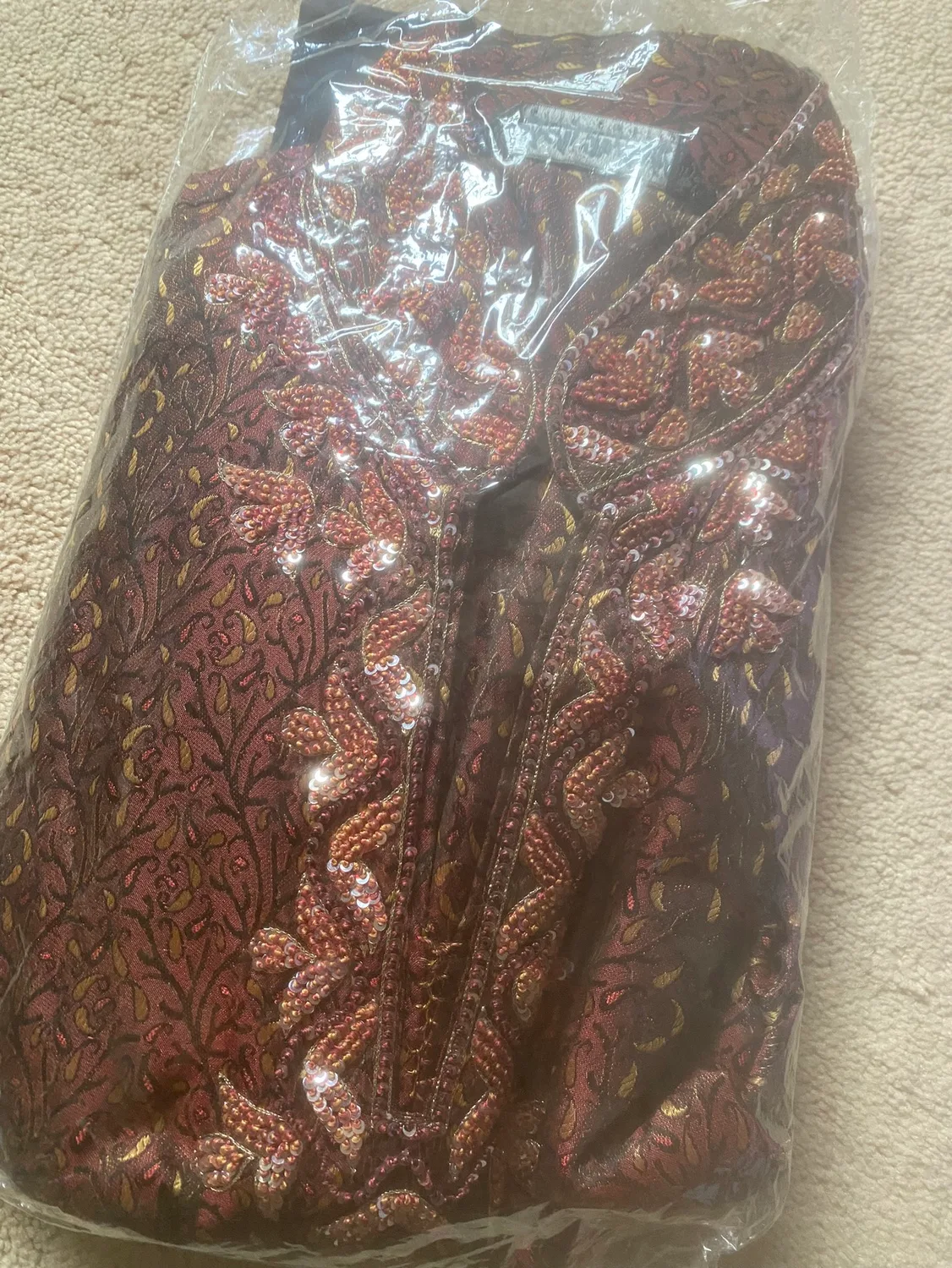 Men's Embroidered Kurta and Pajama Set - festival image indicator(3)