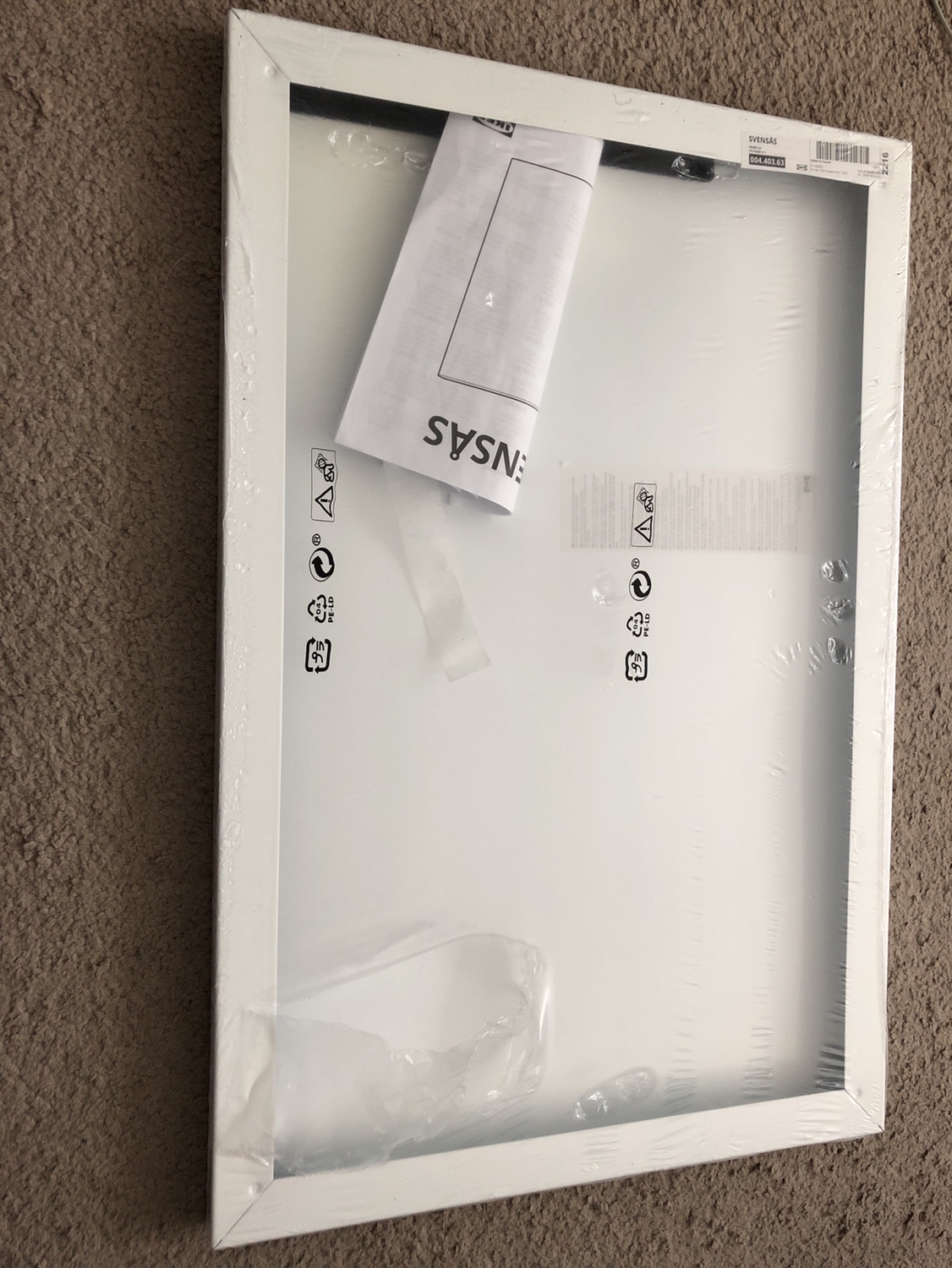 SVENSÅS White Wall Magnetic Board 🧡