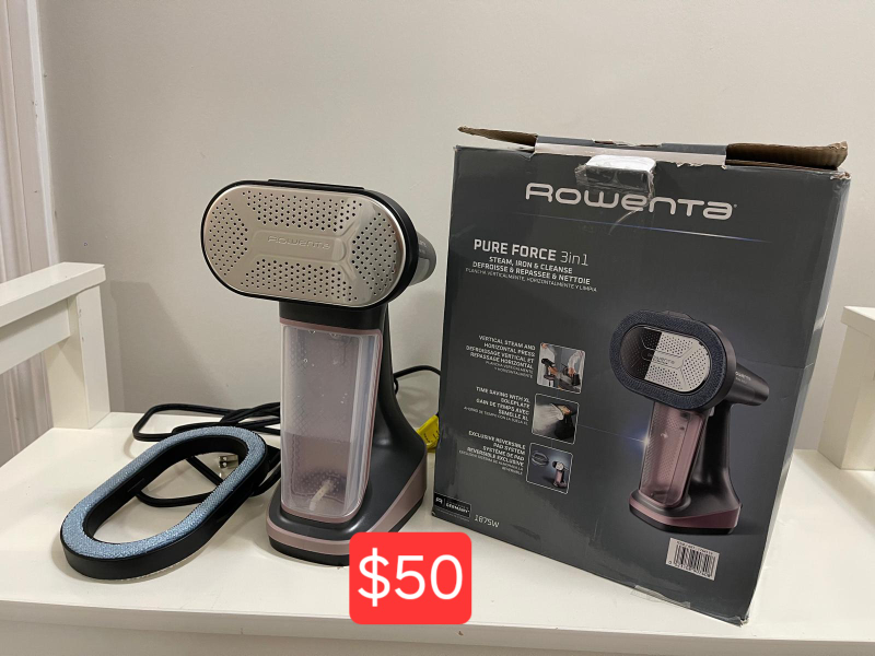 Rowenta Pure Force 3-in-1 Garment Steamer