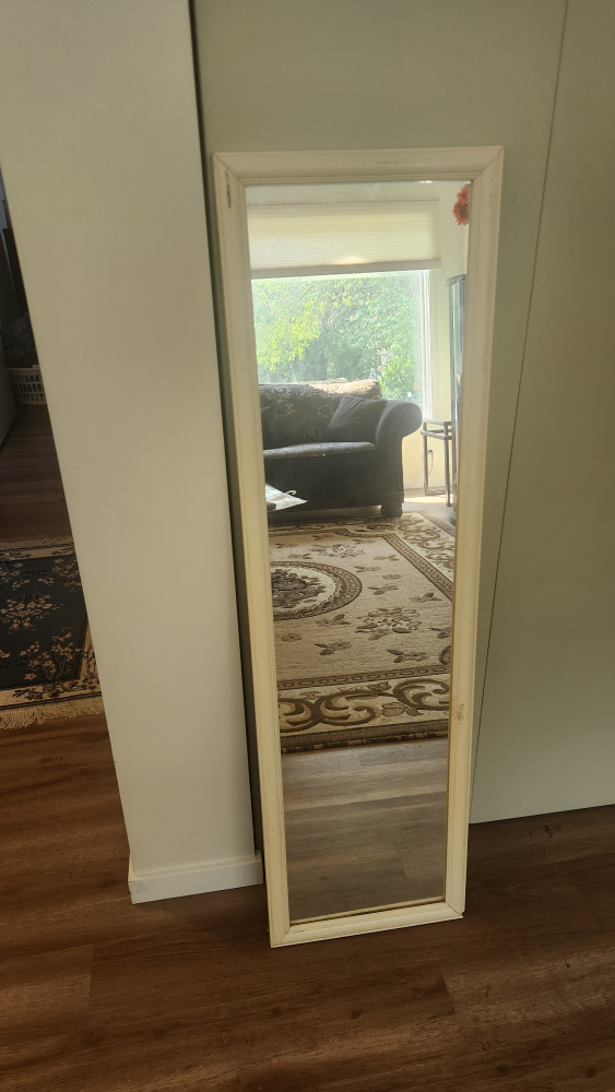 Full Length White Mirror