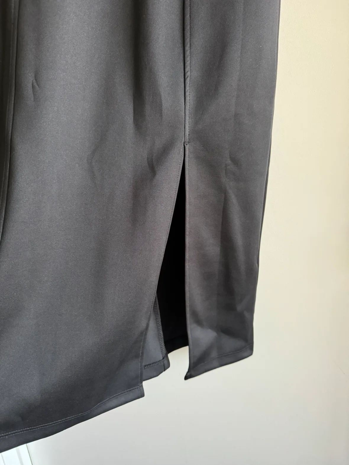 Oak + Fort Square Neckline Midi Black Dress [S, Like New] image indicator(4)