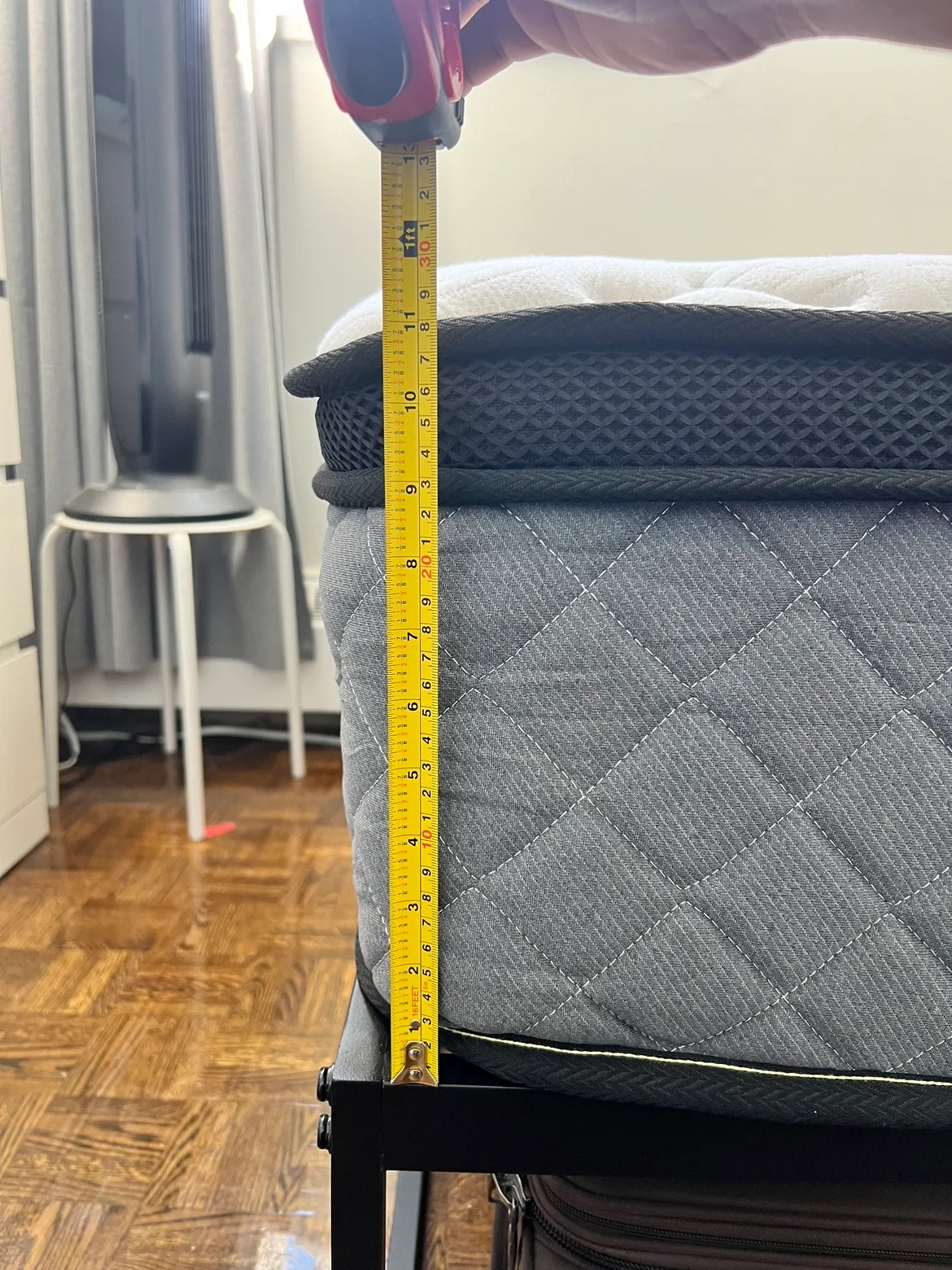 Zinus Full or Double Black Metal Bed Frame and Crystli Mattress image indicator(9)