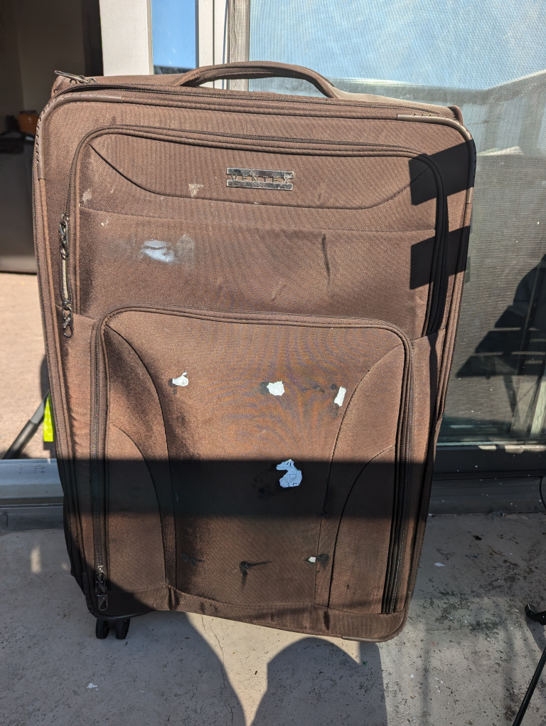 Large Brown Suitcase