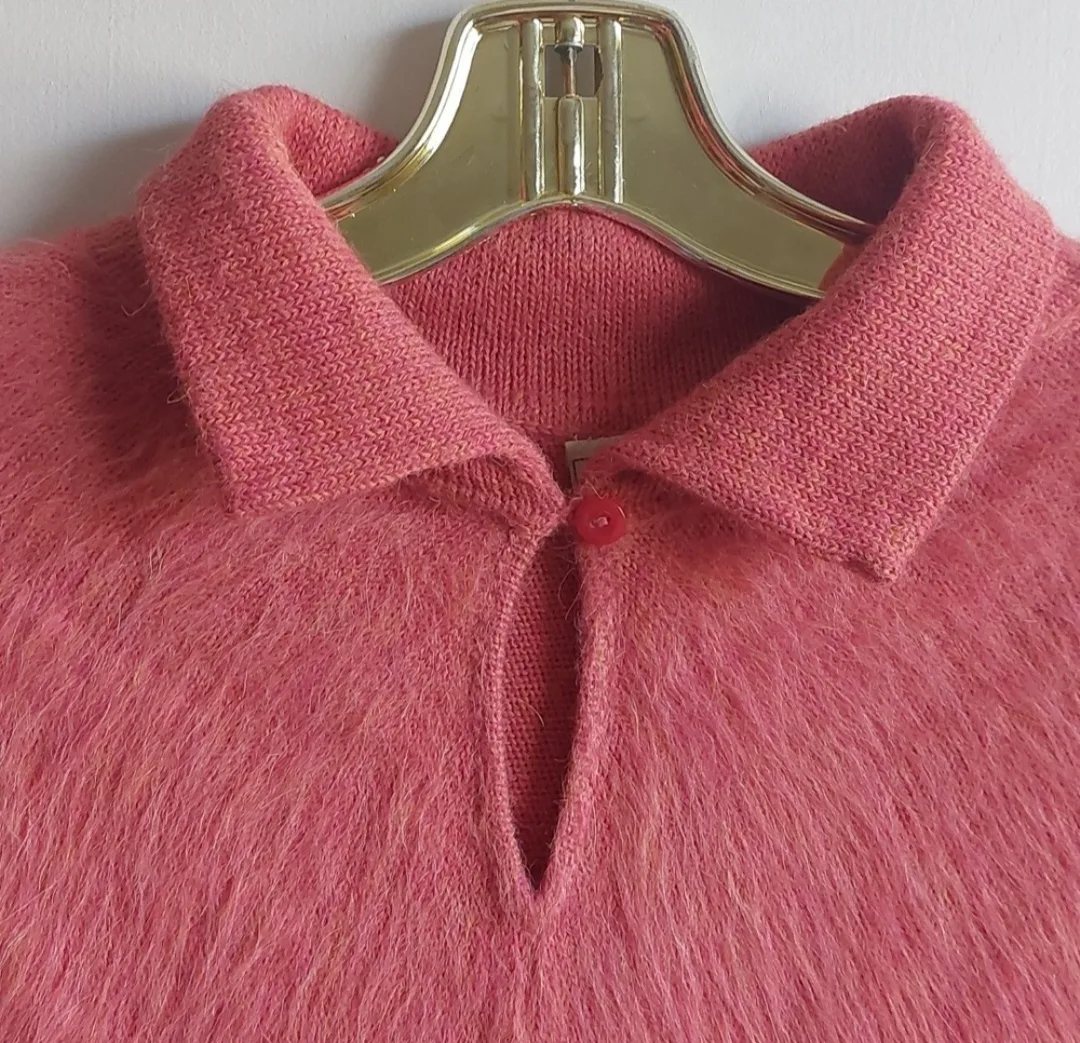 Pink Alpaca Poncho image indicator(2)