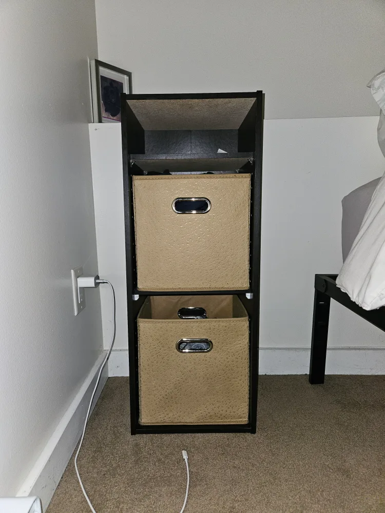 Black Bed Side Tables x2 thumbnail