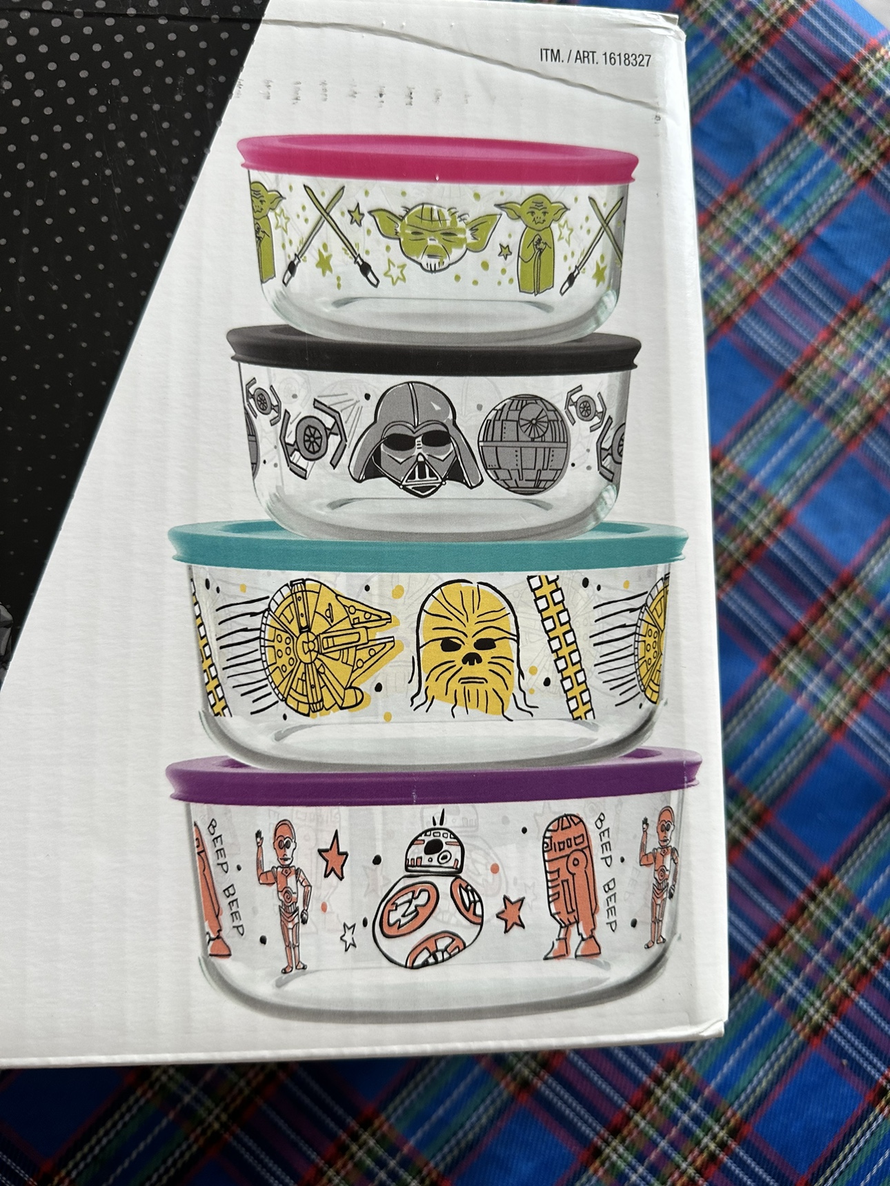 Pyrex Star Wars 8 Piece Food Storage Set