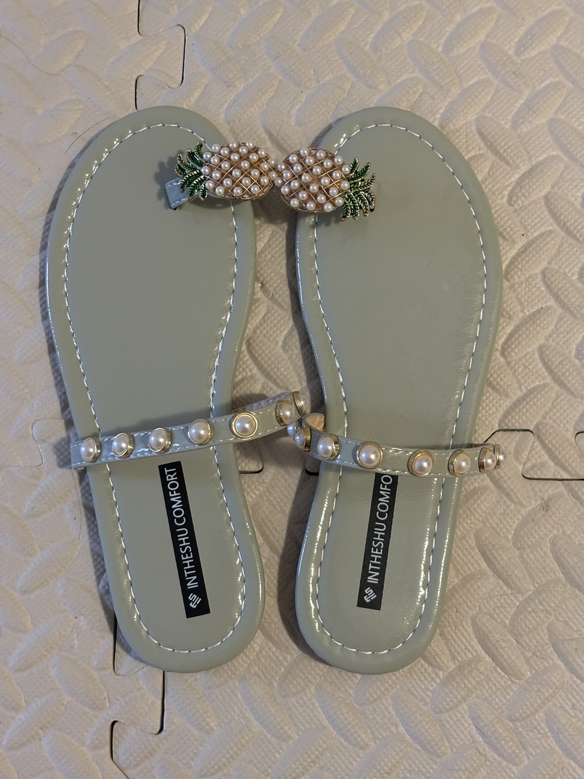 Pineapple Toe Ring Sandals