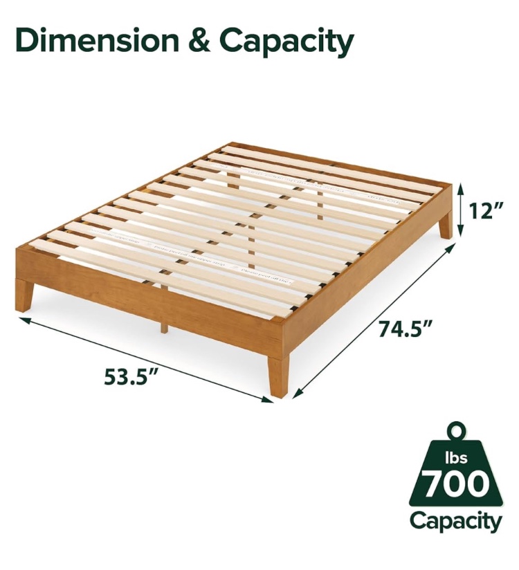 Full Mattress and Platform Bed - photo 5