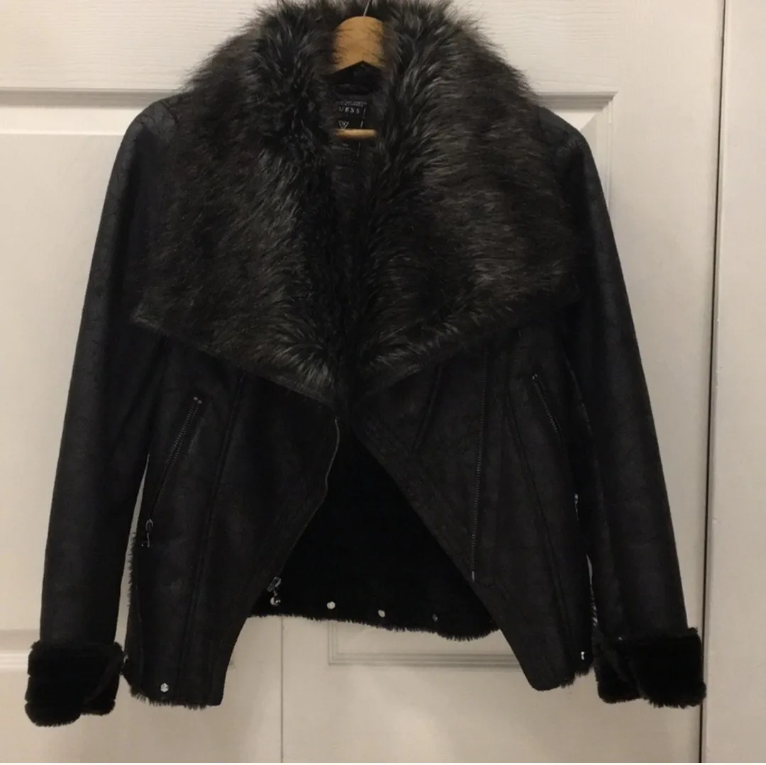 Guess Faux Fur Trimmed Jacket image indicator(3)