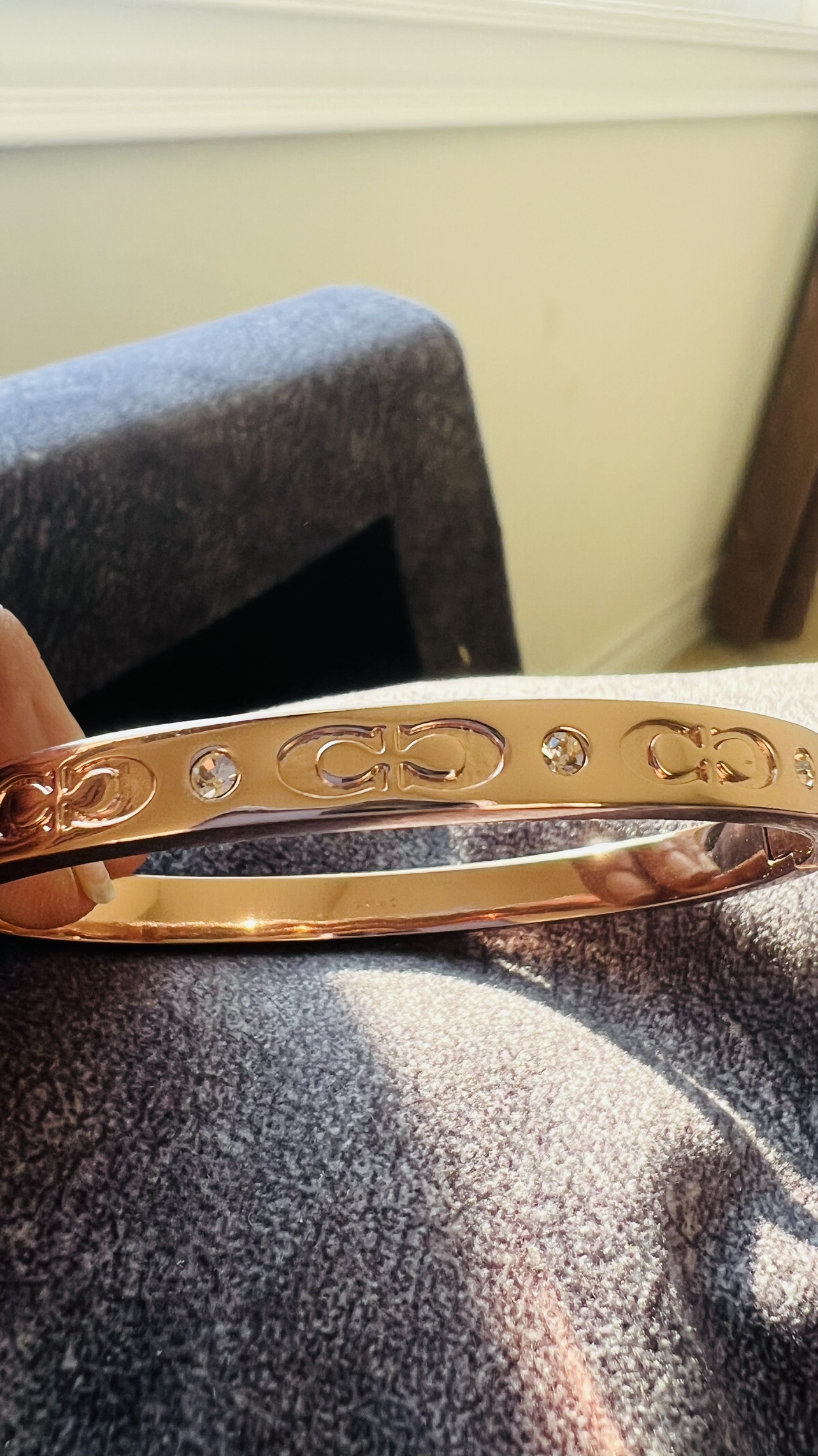 Coach Rose Gold Bangle - photo 5