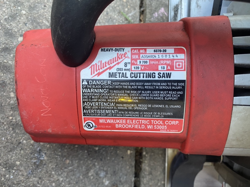 Milwaukee Metal Cutting Saw - photo 3