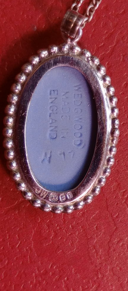 Wedgwood Blue Jasperware Pendant Necklace - photo 3