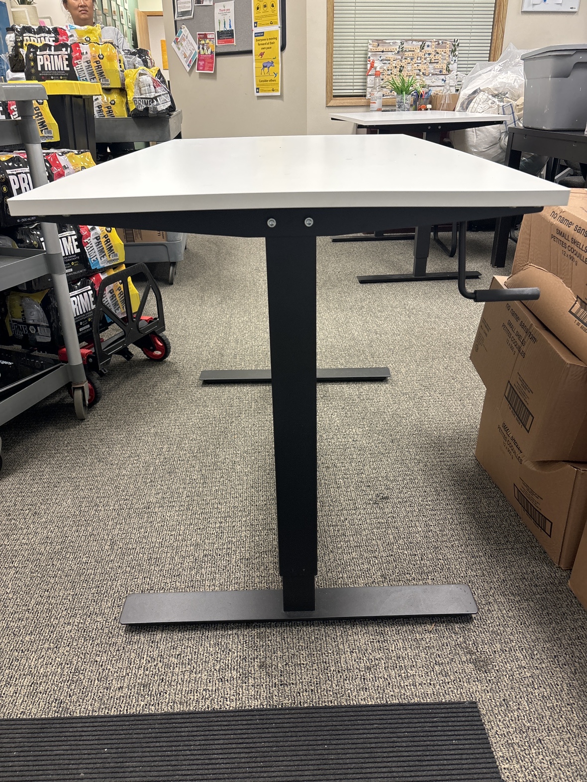 White Stand Up Desk