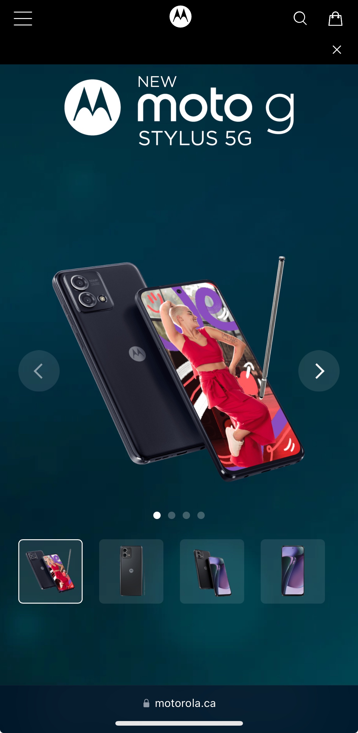 Motorola Moto G Stylus 5G (2023) 128GB - Android Phone