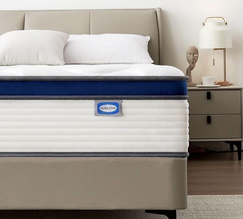 NEW! Hybrid mattress 12 inch medium foam. Not Used at all!