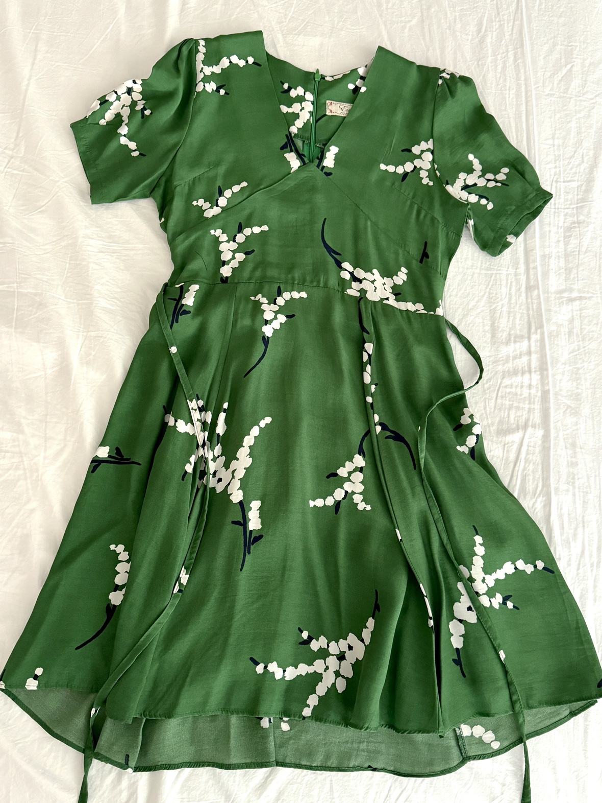 Green Floral Dress