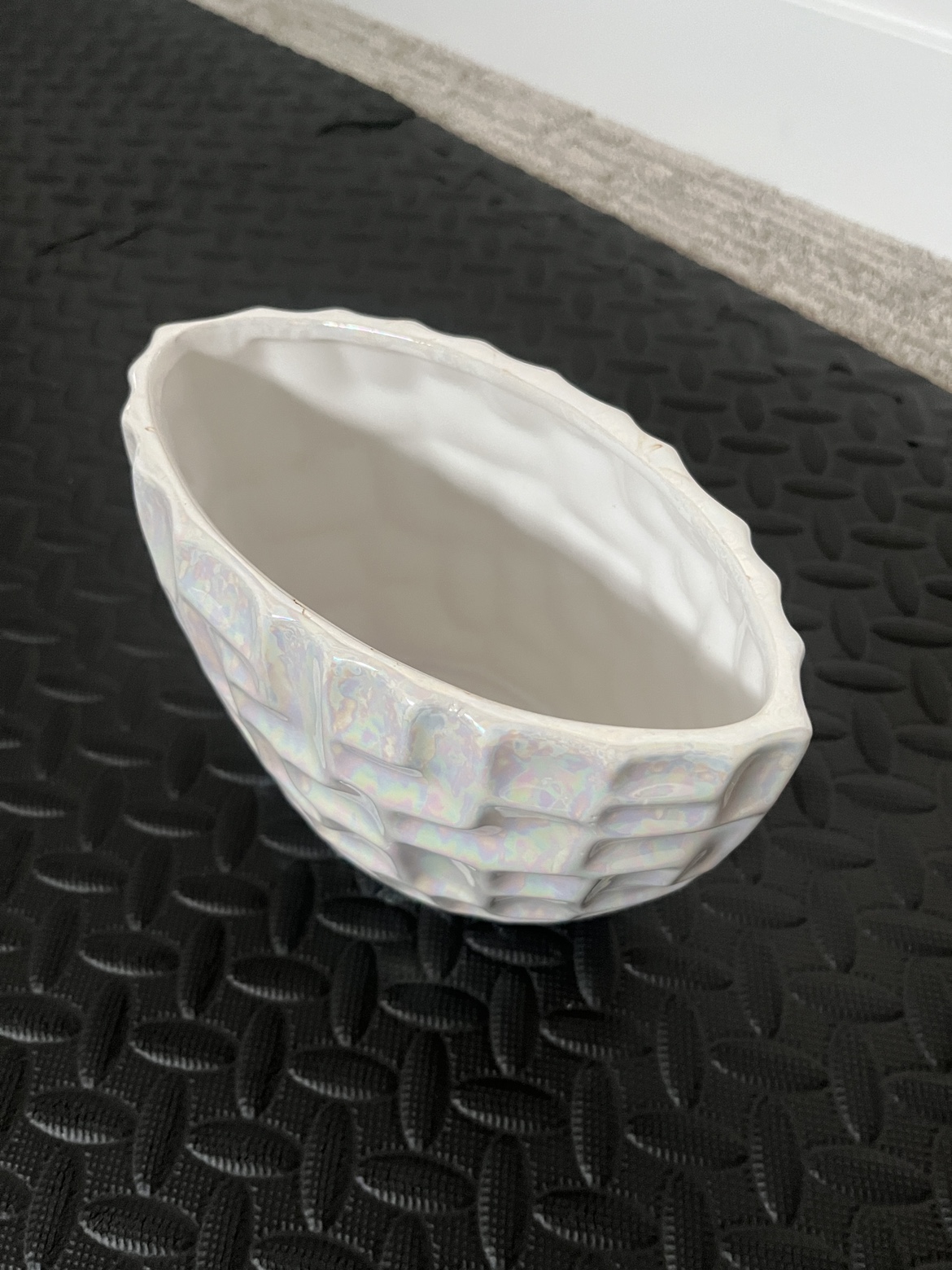 White Ceramic Planter / Vase - photo 2