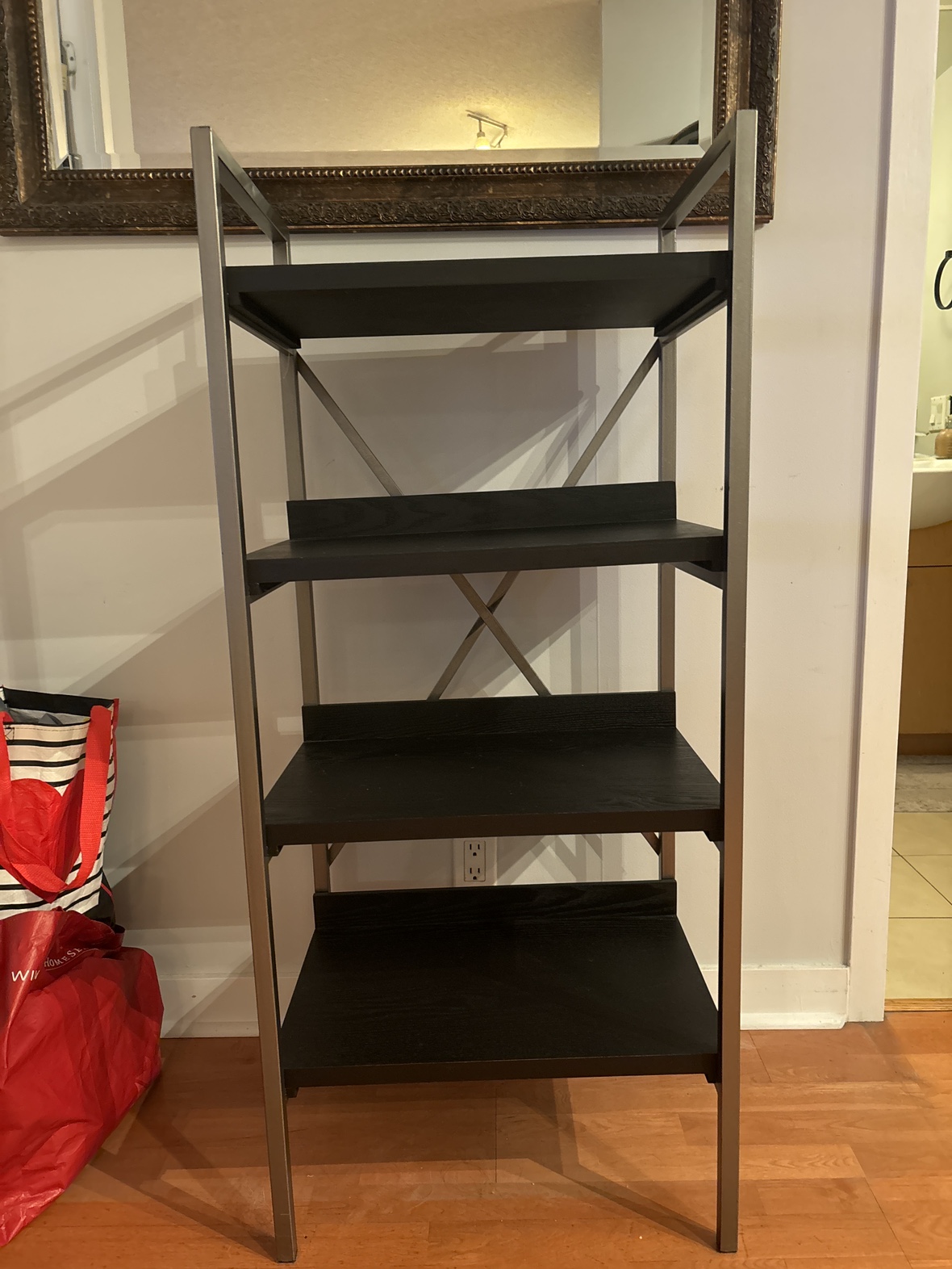 Black Shelving Unit - photo 2