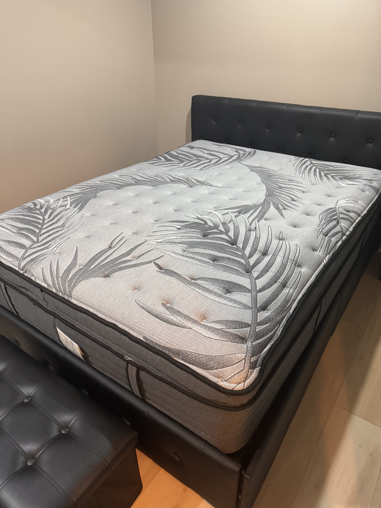 Queen bed with storage