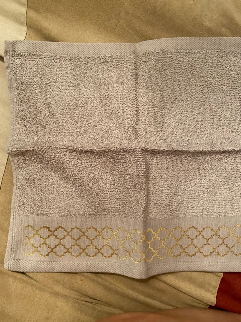 Brown Facecloths  with Gold Trim image indicator(3)