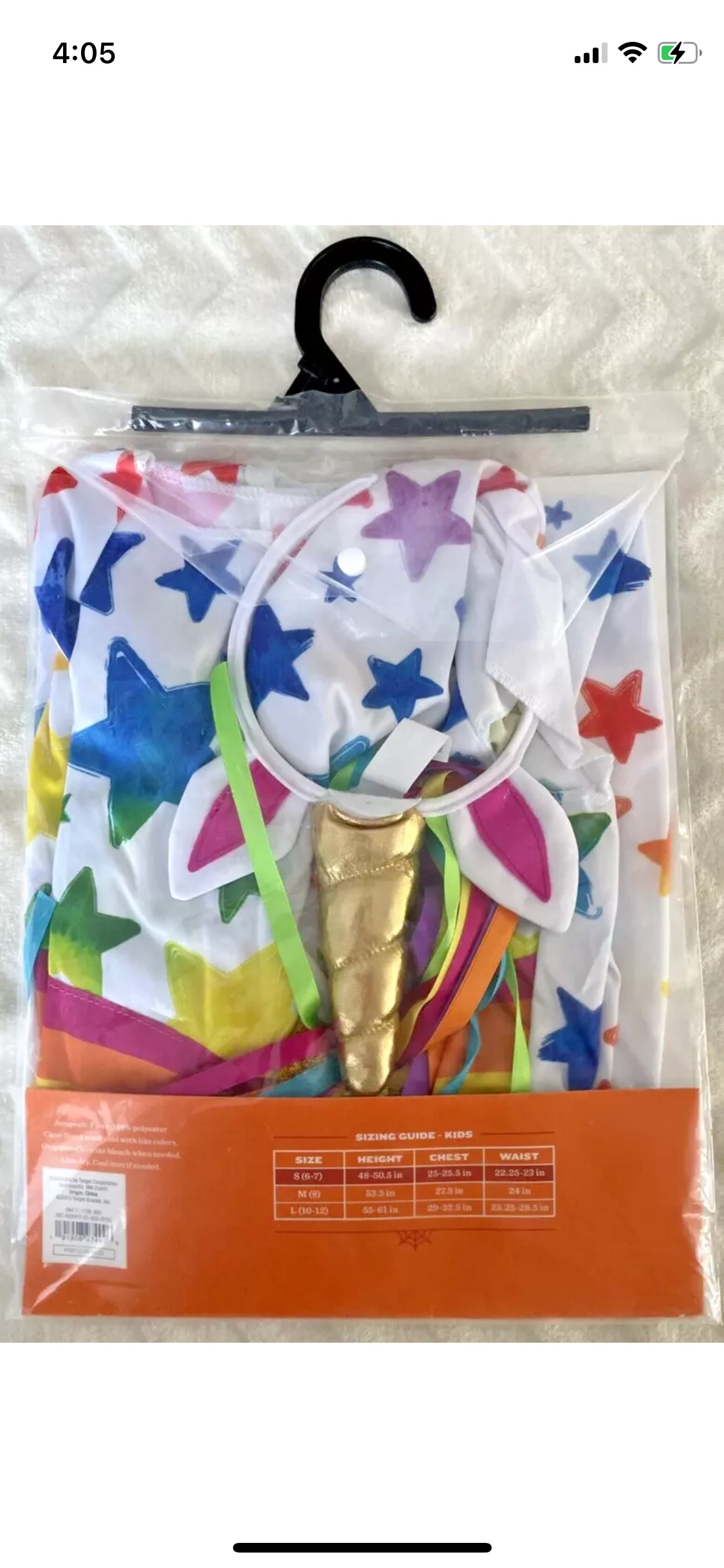 Rainbow Unicorn Kids Costume - photo 2