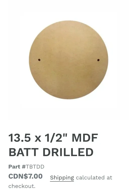 4x MDF Batt for Pottery Wheel thumbnail