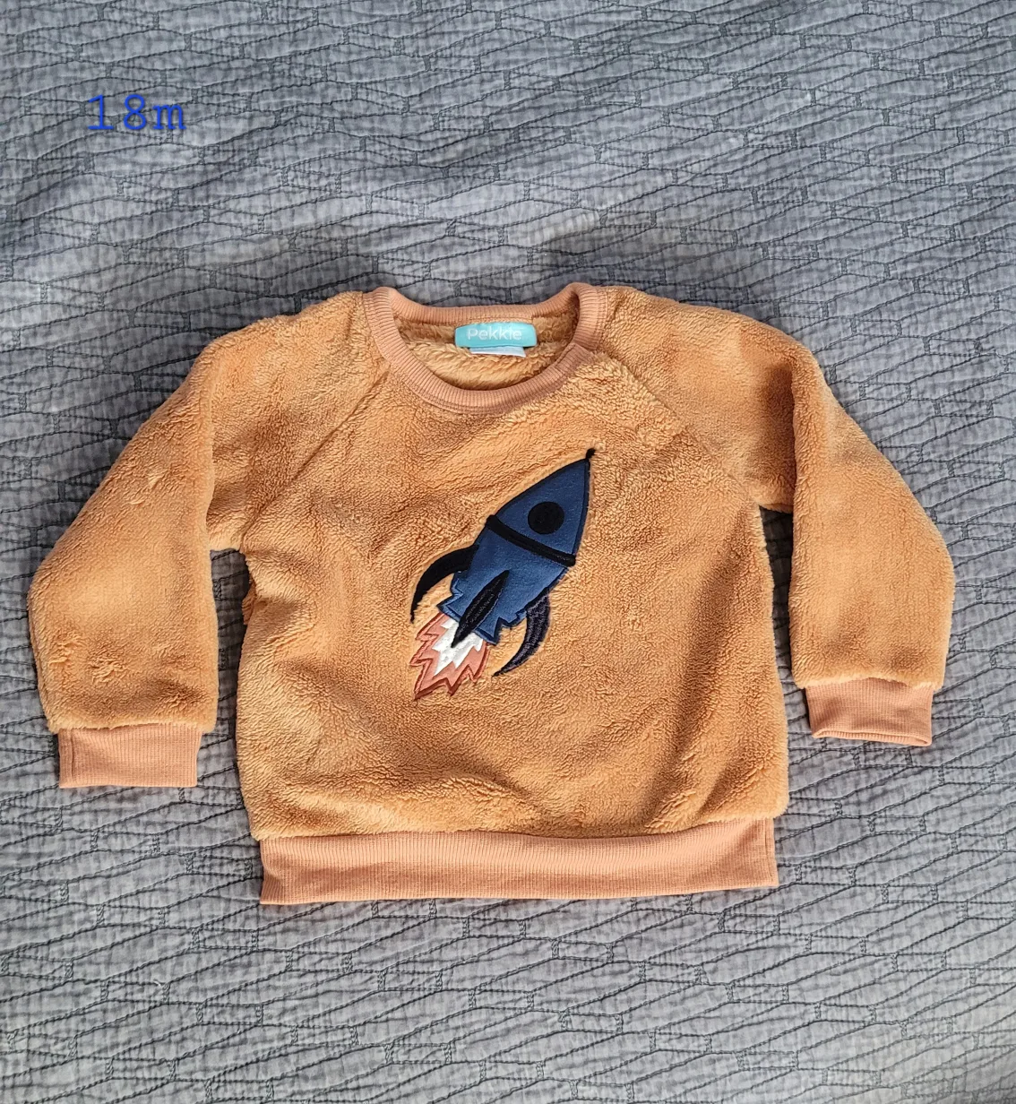 Fuzzy Rocket Sweater 18 Months toddler thumbnail