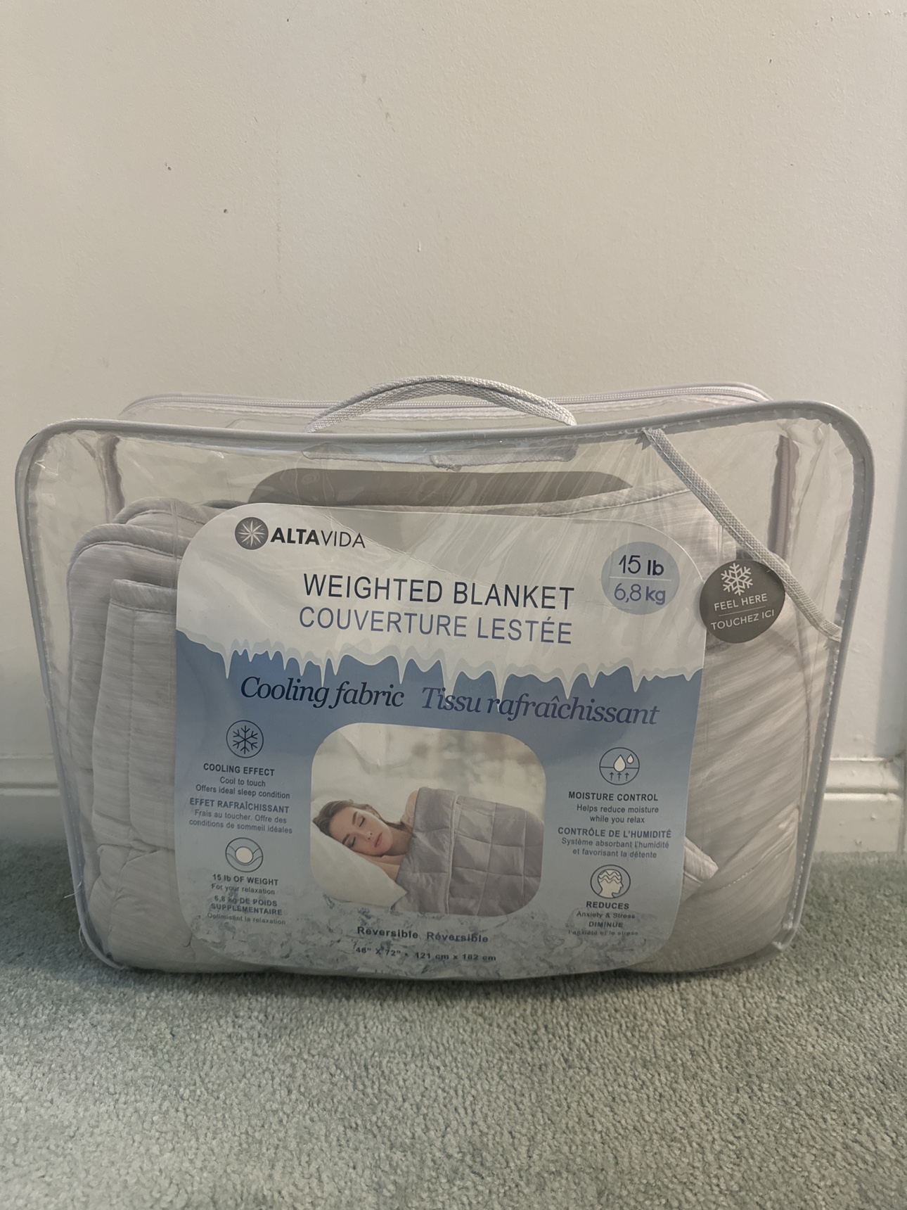 Altavida Weighted Blanket 15LB reversible
