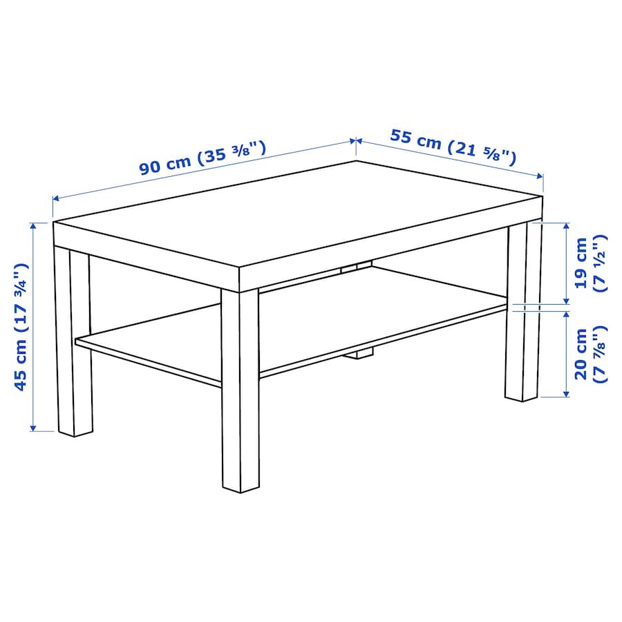 IKEA White Coffee Table - photo 3
