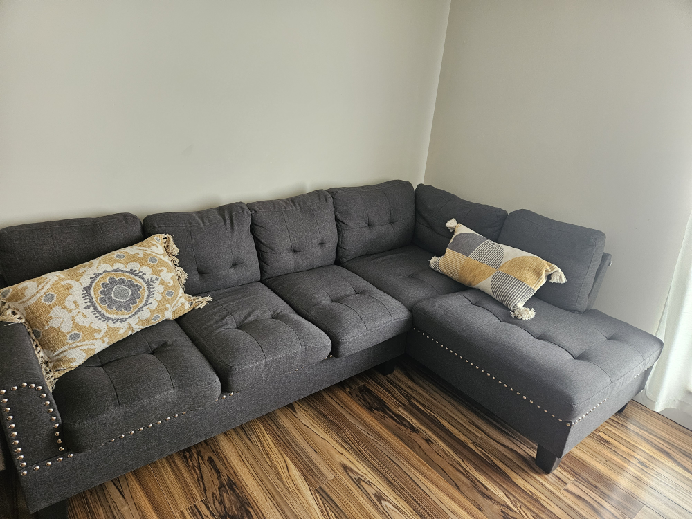Grey Sectional Sofa - photo 2