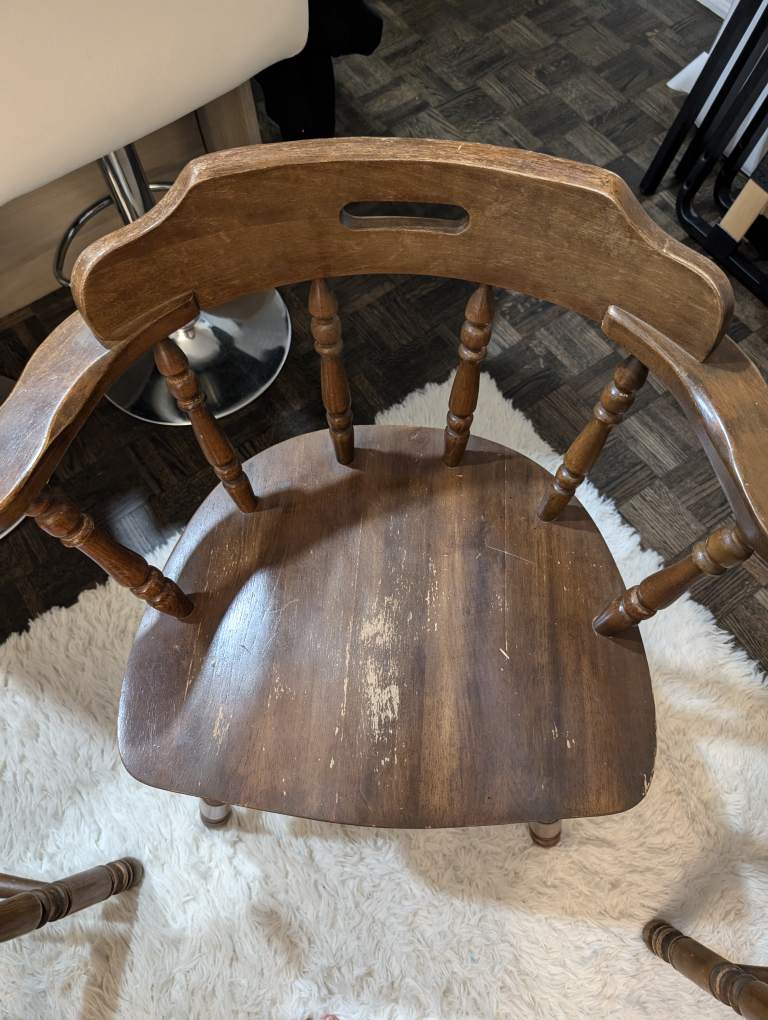 2 Wooden Chairs! - photo 5