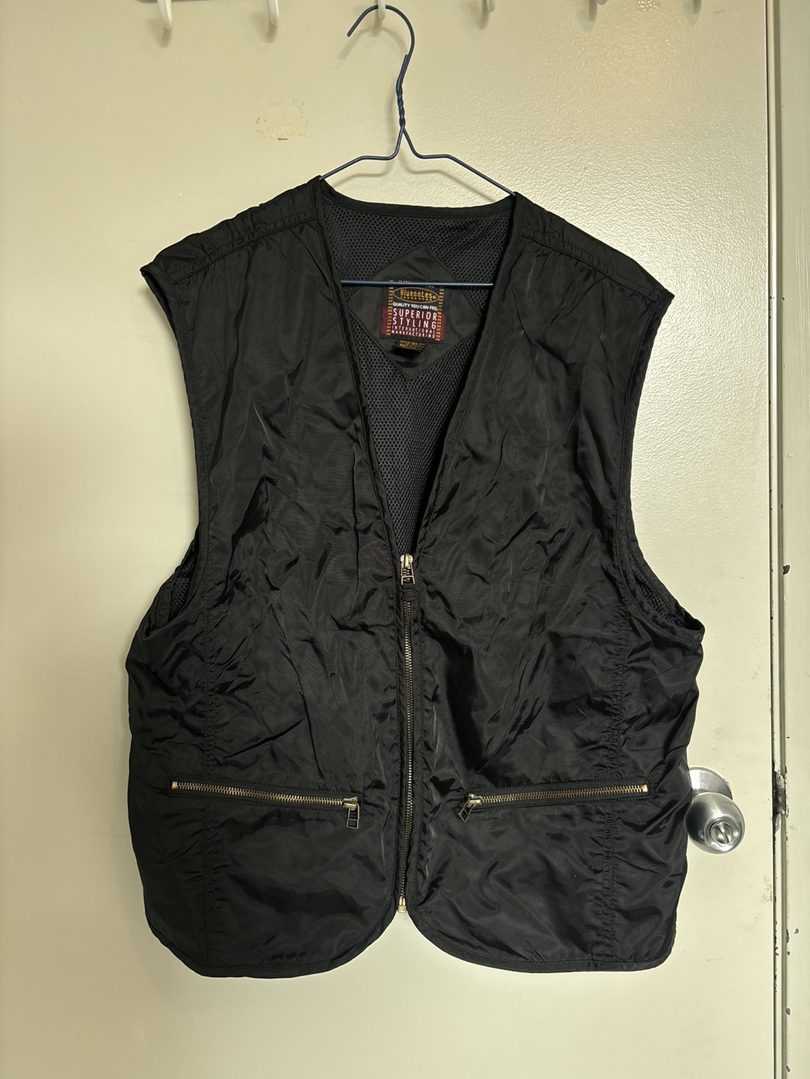Bluenotes Black Utility Vest Gilet